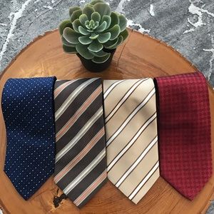 Venetto collection 4 ties 100% polyester